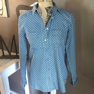 NWT LOFT Dainty Floral Button Down Sz XS